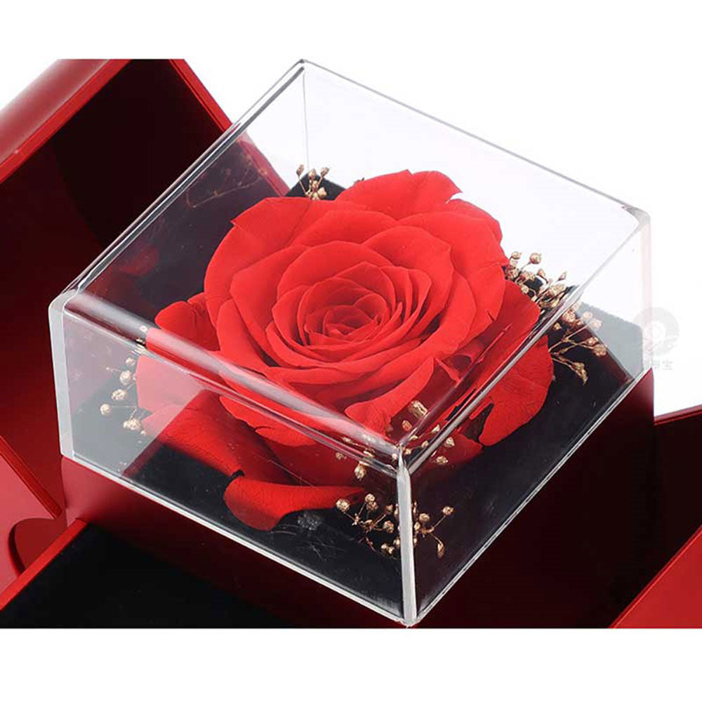 Ewige Rosen Schmuckbox Apfel
