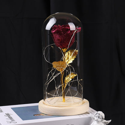 Magische Rosenlicht-Dekoration